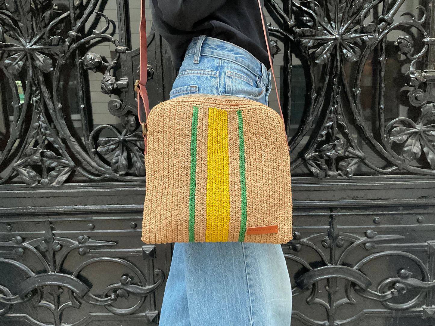 Tasche Raffia Umhängetasche