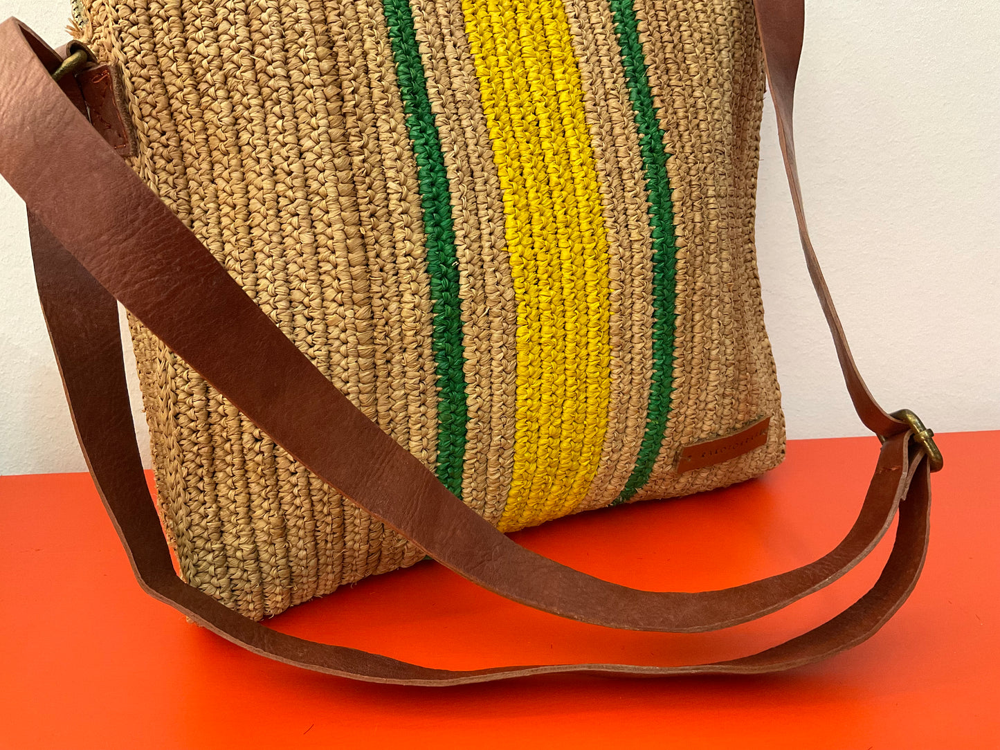 Tasche Raffia Umhängetasche