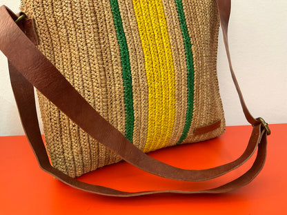 Tasche Raffia Umhängetasche