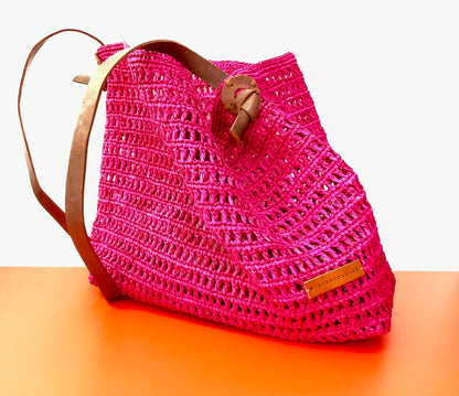 Tasche Raffia Umhängetasche
