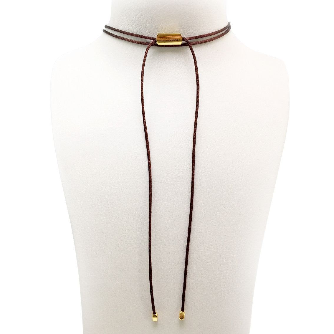 Halskette mit Zebu Hornringen