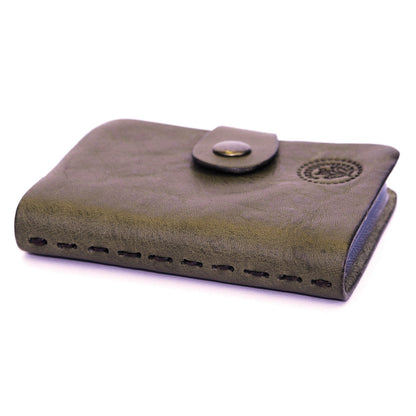 Visitenkarten Leder Etui Tawan in Orange, Chocolate, Olive und Schwarz