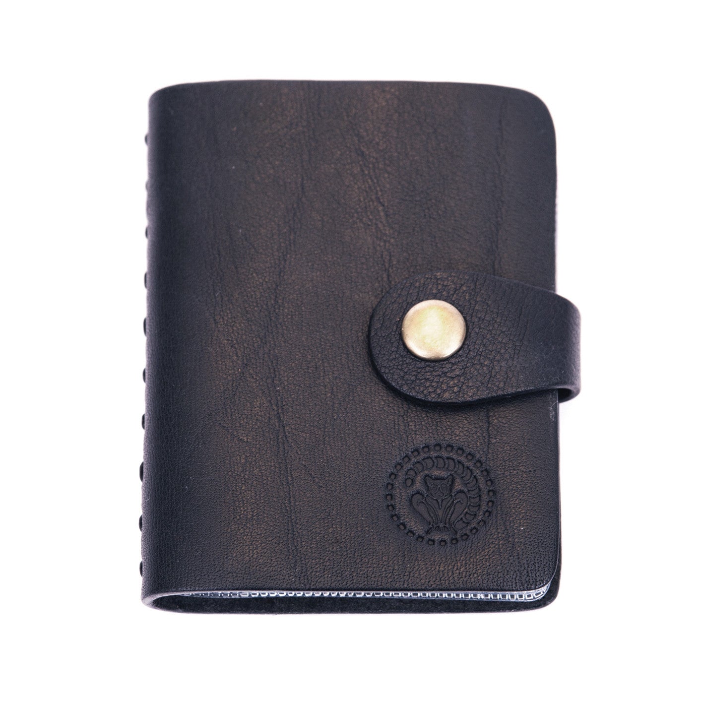 Visitenkarten Leder Etui Tawan in Orange, Chocolate, Olive und Schwarz